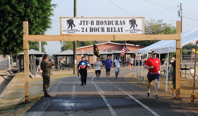 Joint Task Force Bravo Honduran Service Members Honor Wounded Warriors With 24 Hour Relay Joint Task Force Bravo Article Display