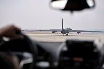 A U-2 Dragon Lady piloted by Maj. Ricardo (last name withheld due to operational security constraints), 5th Reconnaissance Squadron director of operations and U-2 pilot, taxis down the flight line before flying a mission at Osan Air Base, Republic of Korea, March 8, 2014. Originally used by the CIA to fly high-altitude intelligence, surveillance and reconnaissance missions over the Soviet Union, the U-2 is still used today for both tactical and strategic reconnaissance in multiple AORs to deliver imagery and signals intelligence to decision makers throughout all phases of conflict. (U.S. Air Force photo/Senior Airman Siuta B. Ika)