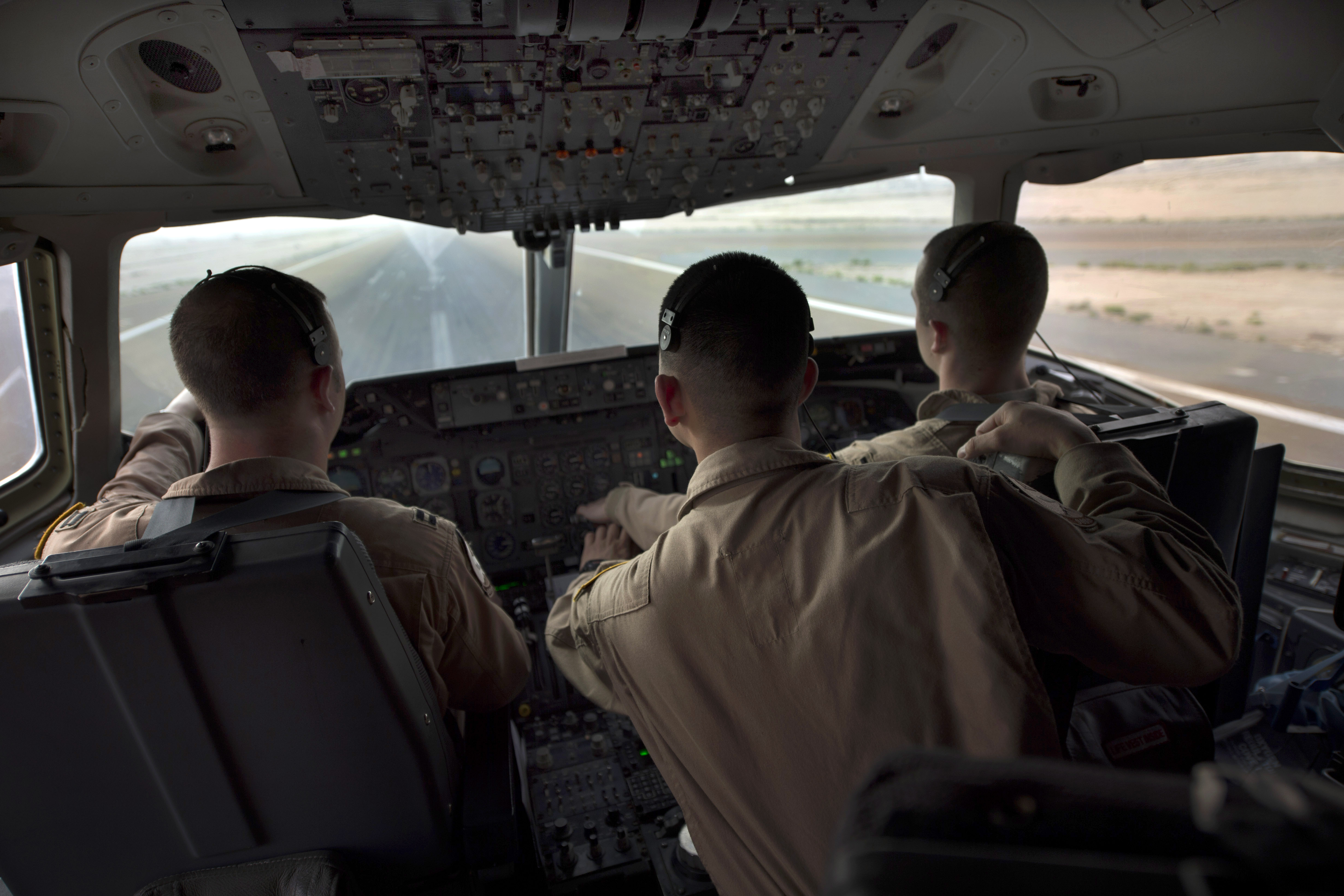 U.S. Air Force Capt. Dustin Watkins, U.S. Air Force Tech. Sgt. Chris Sy
