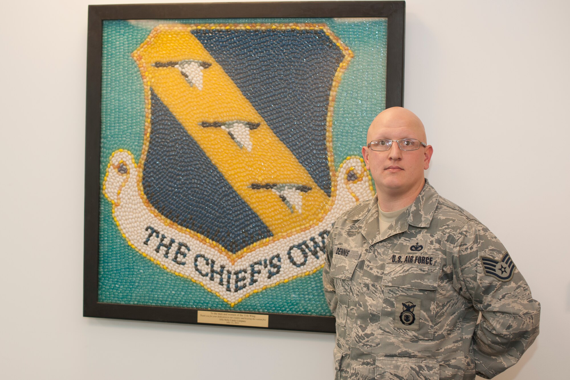 Staff Sgt. Christopher J. Dennis, 11th Security Support Squadron training instructor is this week's Warrior of the Week. (U.S. Air Force photo/ Staff Sgt. Robert Cloys)