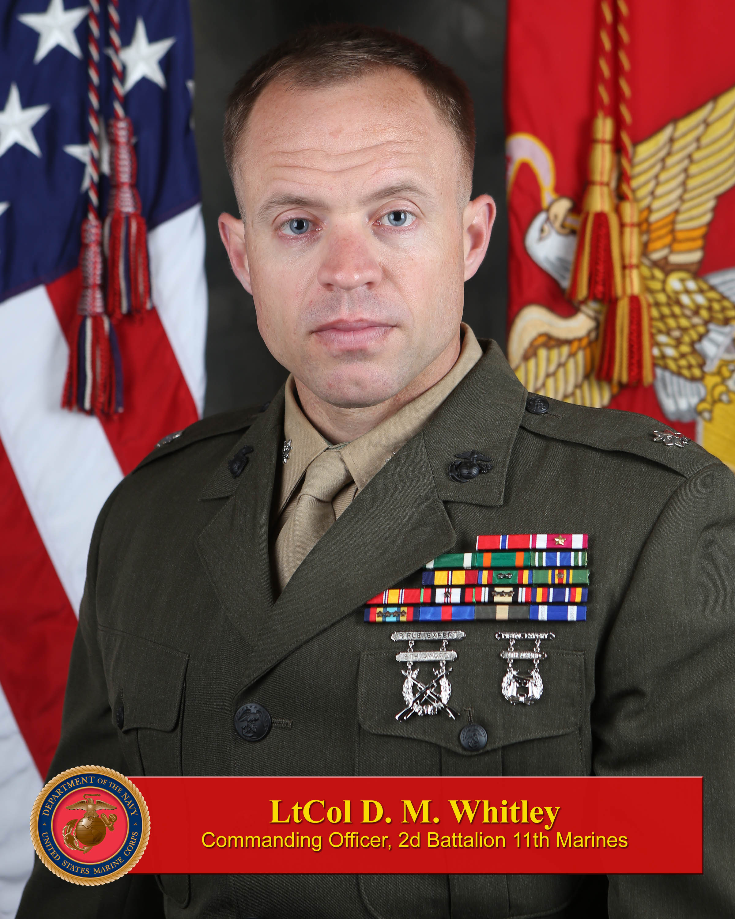 Lieutenant Colonel Daniel M. Whitley > 1st Marine Division > Leaders