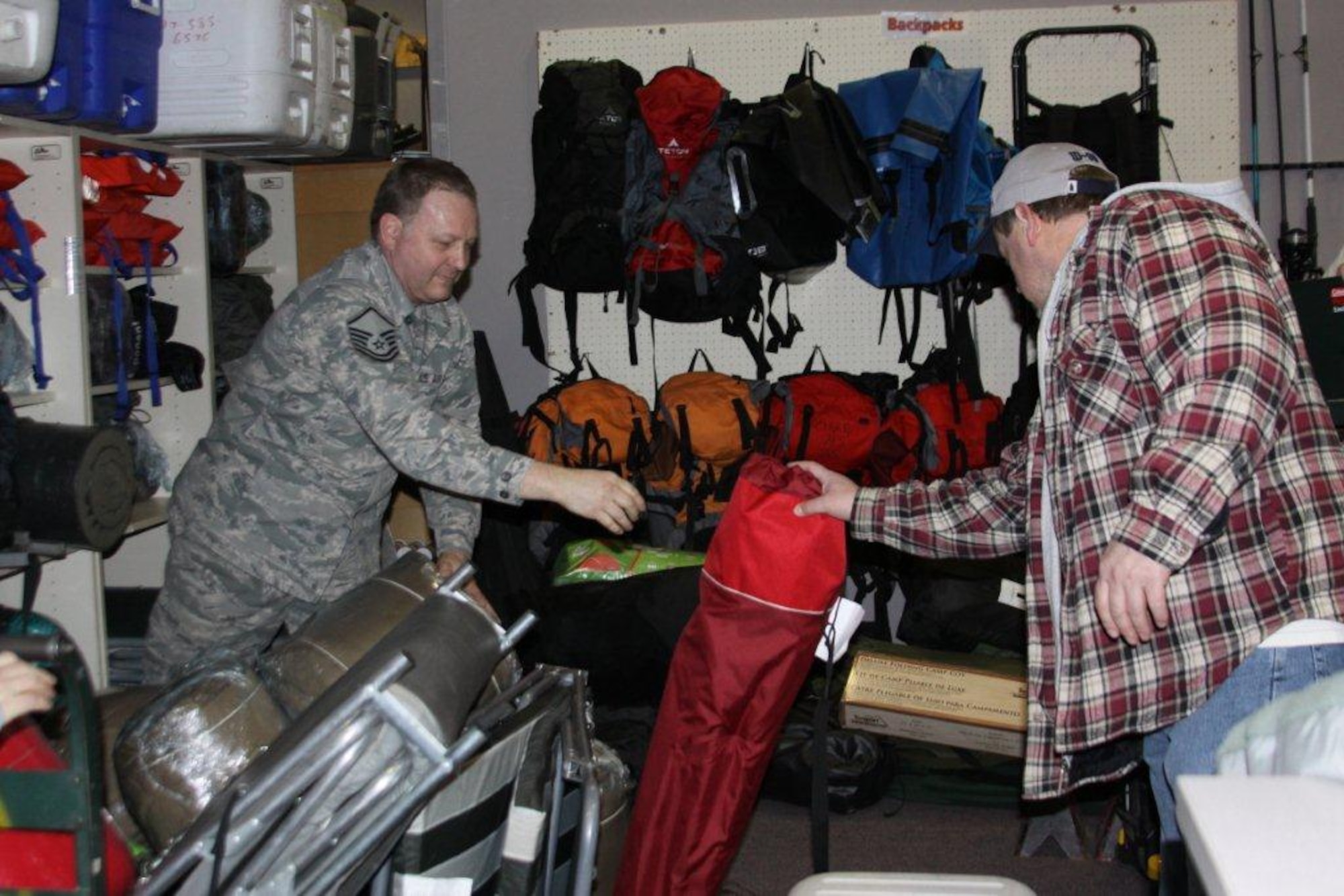 CLEAR AIR FORCE STATION, Alaska – Services at Clear Air Force Station, Alaska, offers bowling, camping and fishing gear, ATV, snowmobile, camper and trailer rentals, hikes, fishing trips and more. Despite being located 75 miles from the nearest movie theater or fast food restaurant, it offers myriad quality of life recreation options. (U.S. Air Force photo)