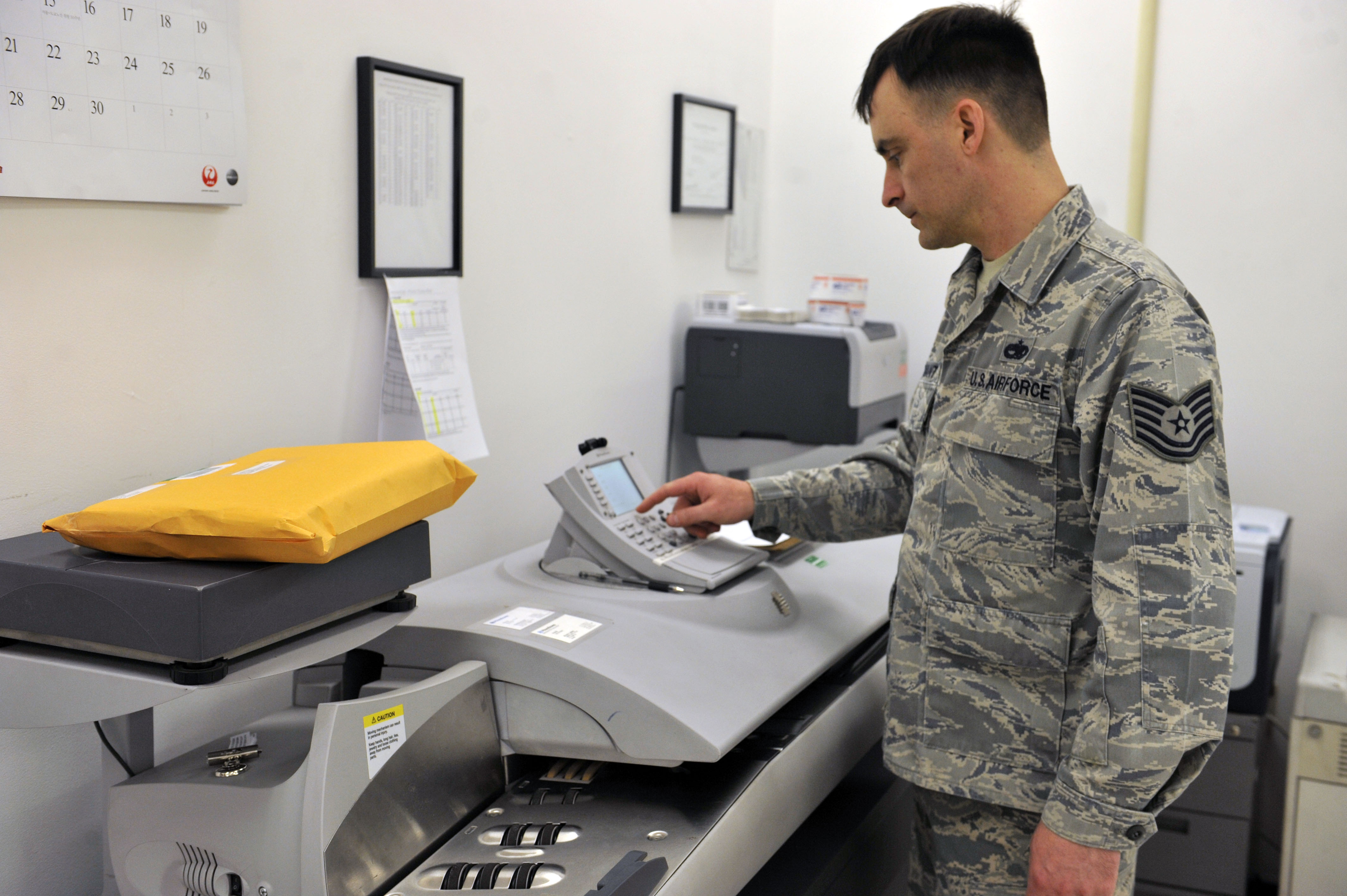 printer at post office