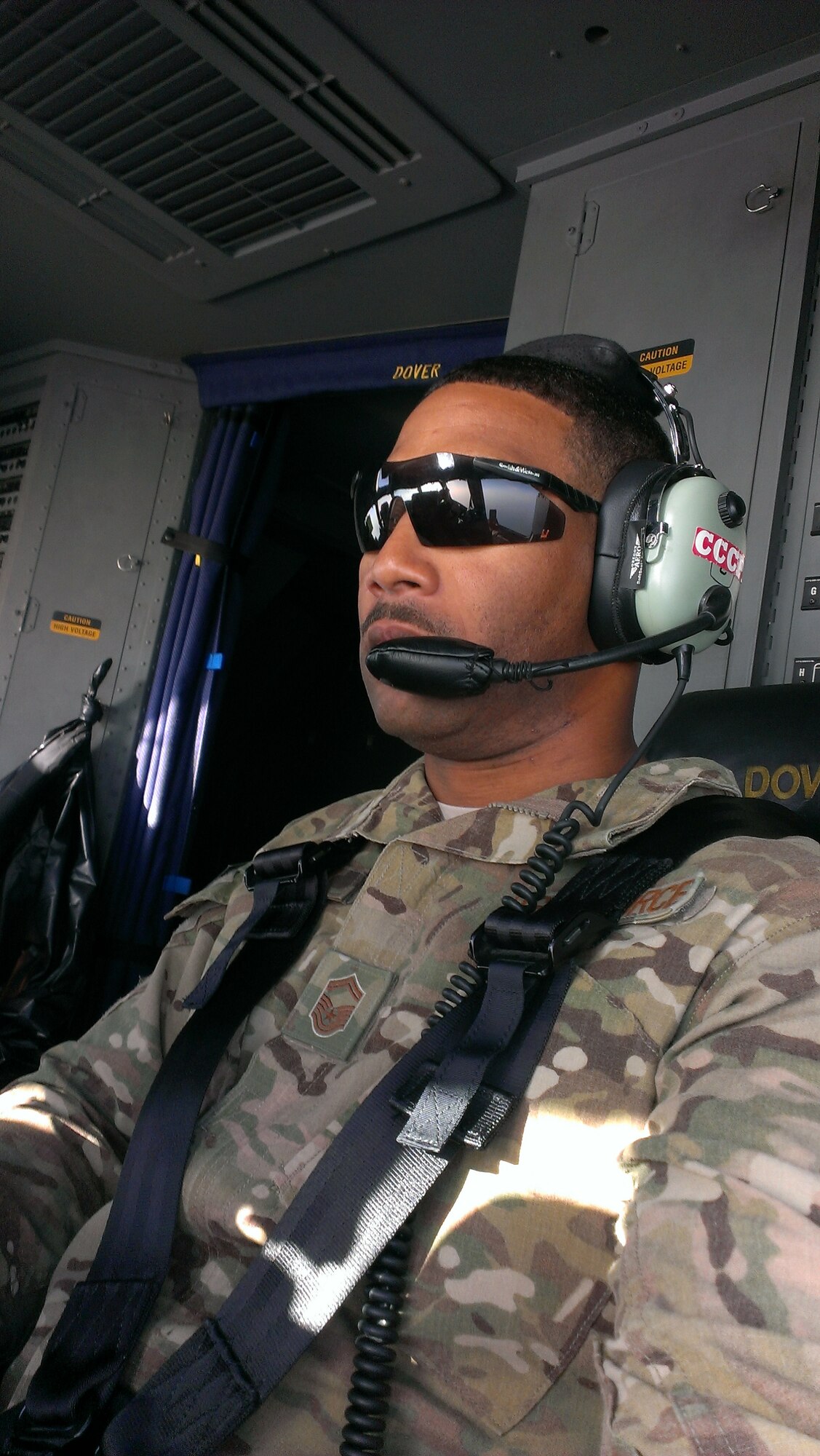 Senior Master Sgt. David DeLoney, 820th RED HORSE readiness and emergency management superintendent, poses for a photo at an undisclosed location.  DeLoney earned the 2013 U.S. Air Force Lance P. Sijan Leadership Award for his accomplishments to include scope of responsibility, professional leadership, and community involvement. (Courtesy photo)