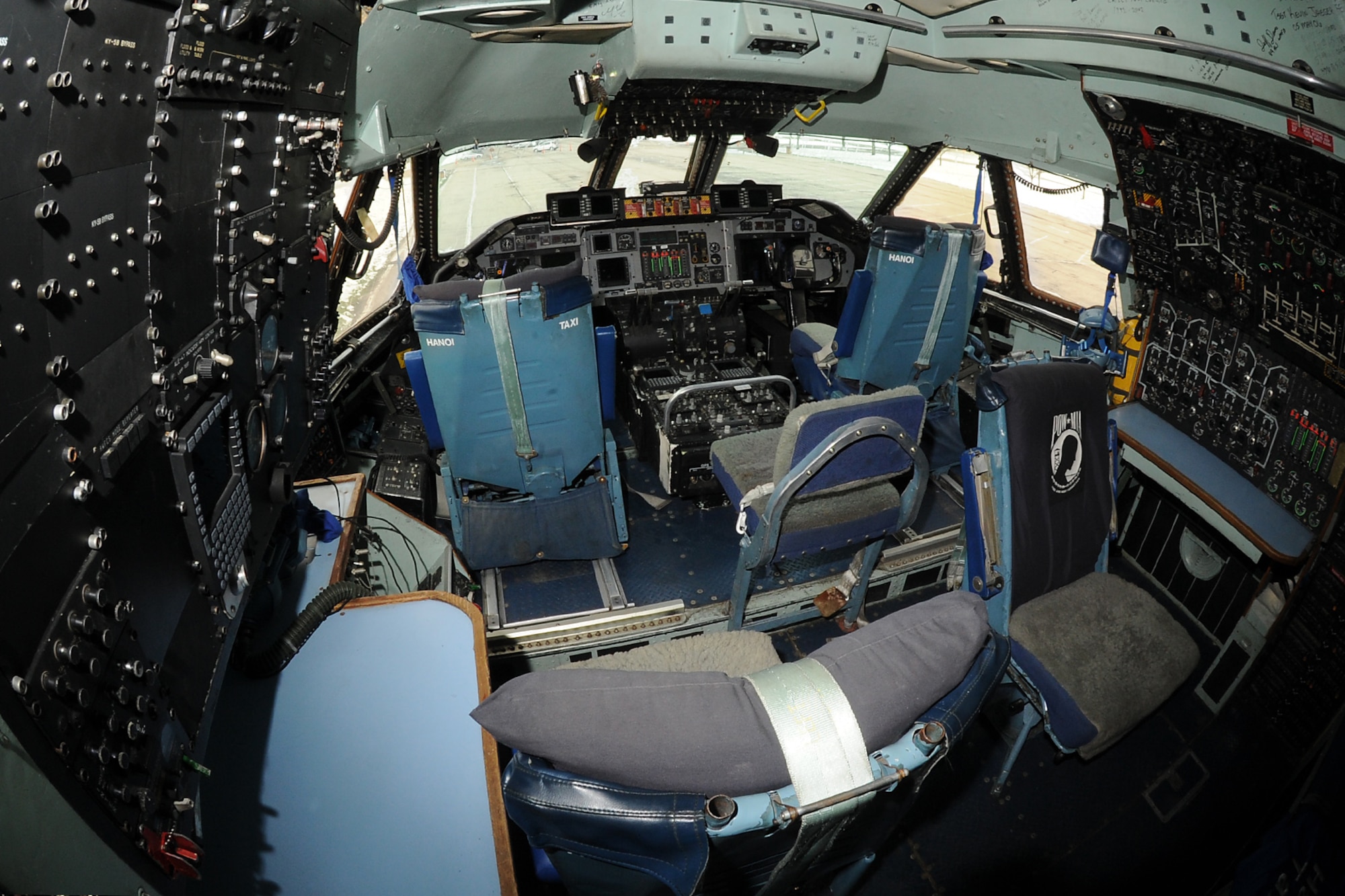 DAYTON, Ohio - Lockheed C-141C cockpit at the National Museum of the United States Air Force. (U.S. Air Force photo by Ken LaRock)
