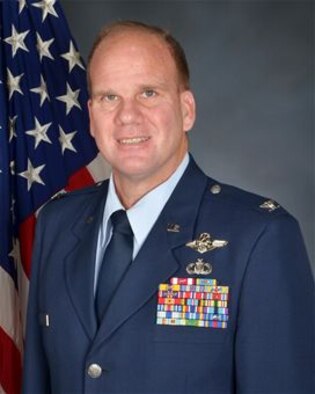 Official Photo of Col. David Robertson, 513th Air Control Group Commander