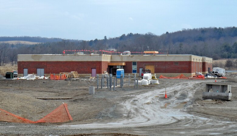 The Army Corps of Engineers Louisville District is constructing an Army Reserve Center (ARC) at Binghamton, N.Y. The project started in Sept. 2012, and it is scheduled for completion in April 2014 and is currently 86 percent complete. The contractor is J. Kokolakis Inc., a general contracting firm out of Long Island, N.Y.
