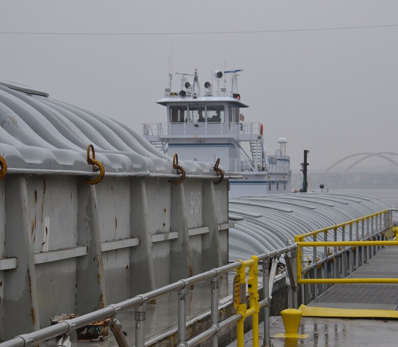 HASTINGS, Minn. – The U.S. Army Corps of Engineers, St. Paul District welcomed the Motor Vessel Angela K to Lock and Dam 2, near Hastings, Minn., April 16. The vessel was the first line tow to reach St. Paul this year, which means all 13 locks and dams within the St. Paul District are now accessible to commercial and recreation vessels.

The April 16 arrival is the latest non-flood related start to navigation since the Corps began maintaining records in 1970.