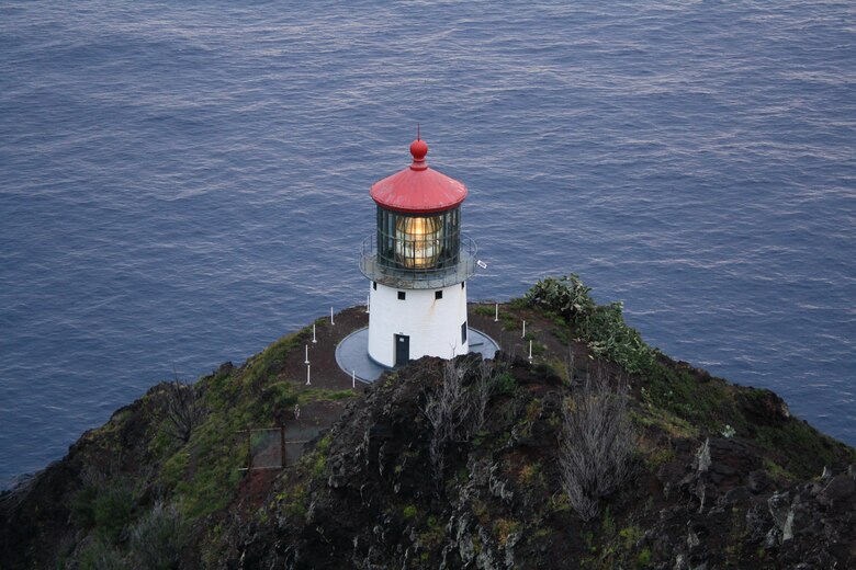 HONOLULU, Hawaii (April 14, 2014) -- Led by Honolulu District Commander Lt. Col. Thomas D. Asbery, more than 30 District teammates and their friends and partners hiked to Makapu'u Lighthouse at sunrise to celebrate the 109th anniversary of the District's founding.