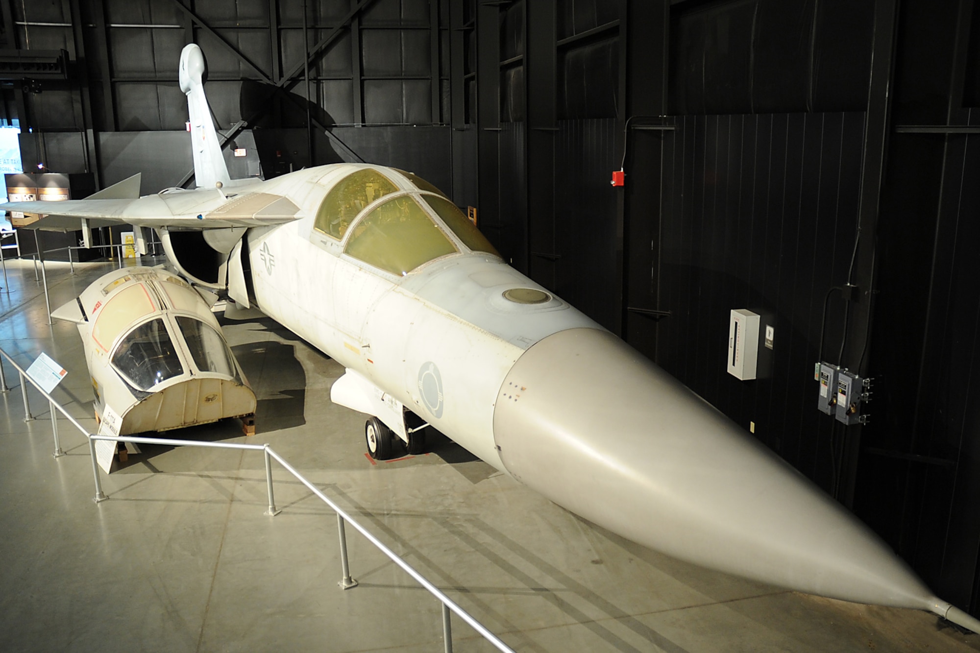 DAYTON, Ohio -- General Dynamics EF-111A Raven in the Cold War Gallery at the National Museum of the United States Air Force. (U.S. Air Force photo)
