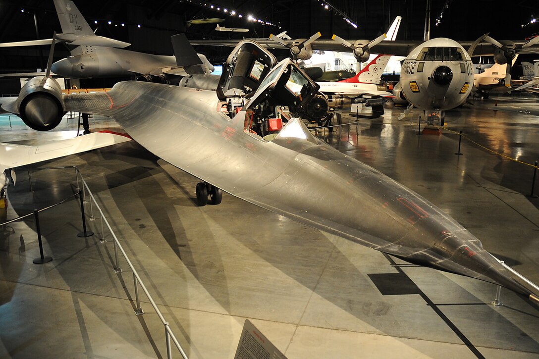 DAYTON, Ohio -- Lockheed SR-71A in the Cold War Gallery at the National Museum of the United States Air Force. (U.S. Air Force photo by Ken LaRock)
