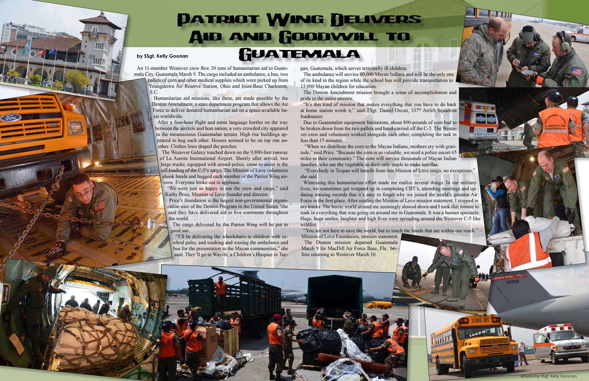 May Patriot center spread.