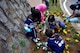 Yu Jin Lee, 51st Civil Engineering Squadron environmental office solid waste and recycling manager, digs a hole for students during the Arbor Day Tree Planting event April 17, 2014 at Osan Air Base, Republic of Korea. The students planted 10 evergreen trees and 200 flowers. (U.S. Air Force photo by Senior Airman David Owsianka)
