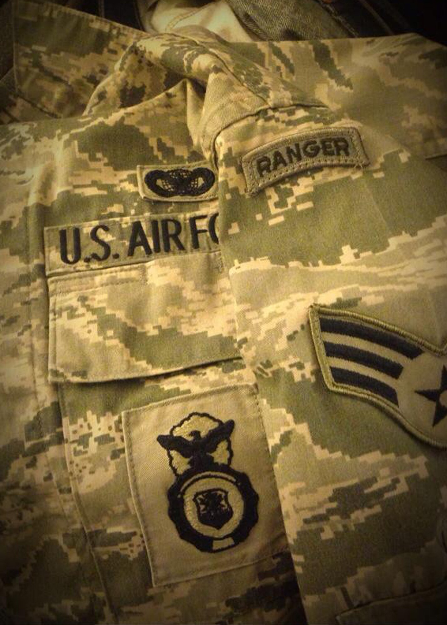 ALTUS AIR FORCE BASE, Okla. – U.S. Air Force Senior Airman Christopher Maloney, 97th Security Forces Squadron patrolman, graduates from U.S. Army Ranger School, April 4, 2014. Maloney’s goal is to become an Air Force combat controller and attending Ranger School gave him additional combat survival skills. He is one of 260 Airmen to have completed the course and become Ranger certified. (Courtesy photo)