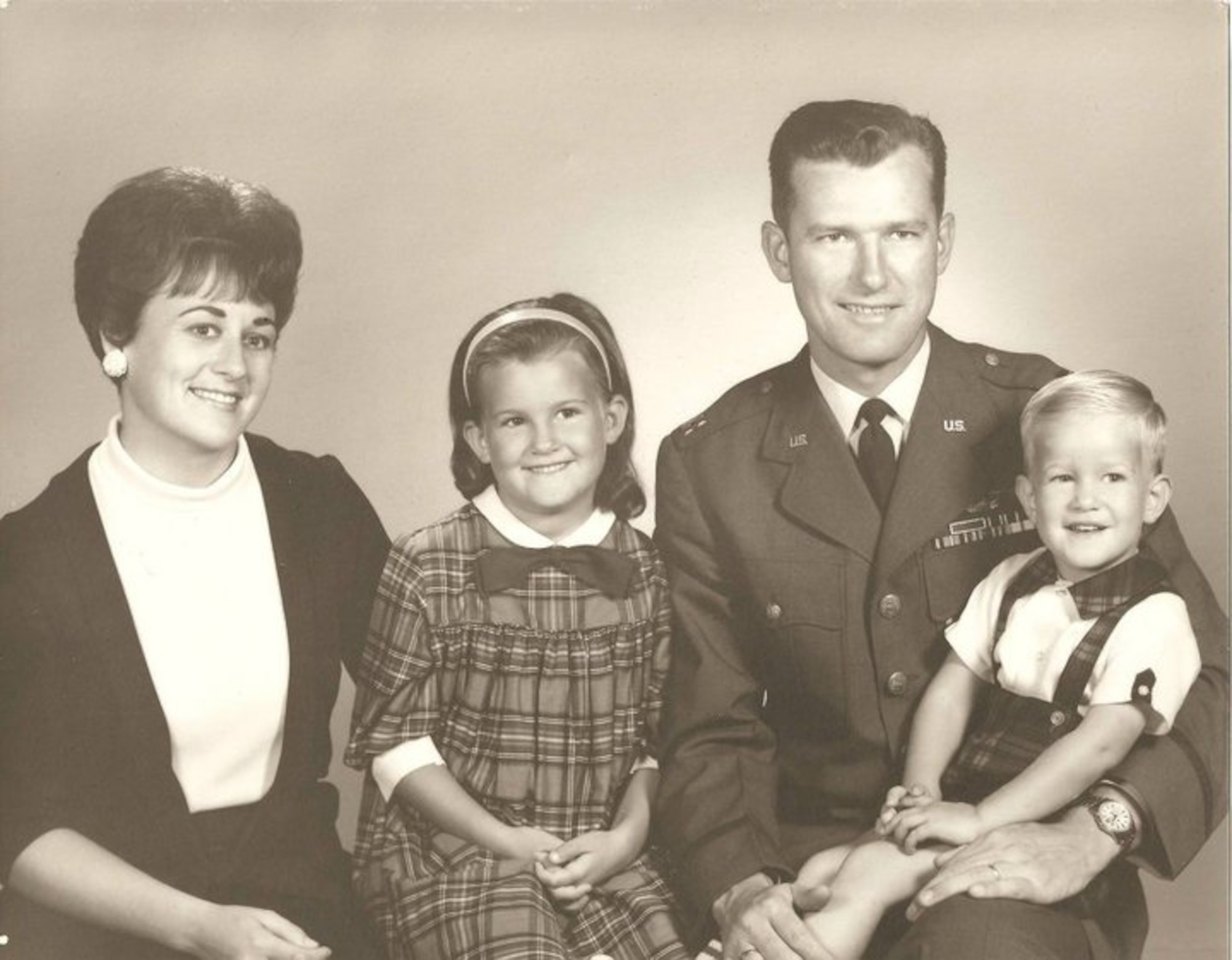 Capt. Ralph Balcom, his wife, Marian, his daughter, Tracy, and his son, Chris, in a family photo. Ralph Balcom was lost in Vietnam more than 47 years ago. (Courtesy photo)