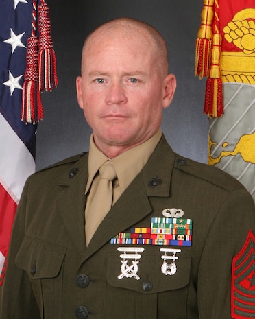 Marine Wing Headquarters Squadron 2 welcomed a new sergeant major, Sgt. Maj. Thomas Foster, during a relief and appointment ceremony at Marine Corps Air Station Cherry Point, N.C., April 16, 2014