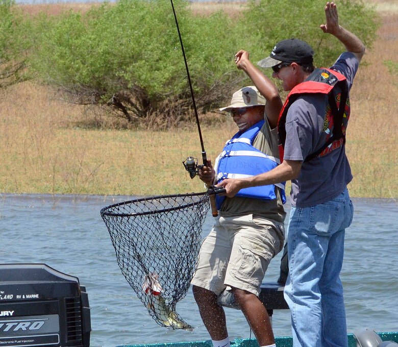 Offering a laidback day of free fishing, food and fun -- wounded veterans and their families are invited to take part in Take a Warrior Fishing May 3, 2014, at Pine Flat Lake, the U.S. Army Corps of Engineers park near Piedra.
