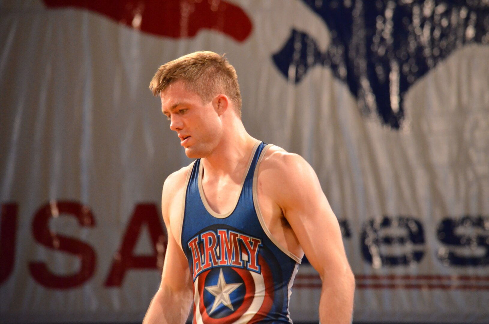 Army Sergeant Moza Fay takes Men's Freestyle silver in the 70 kg/154 lbs weight class.