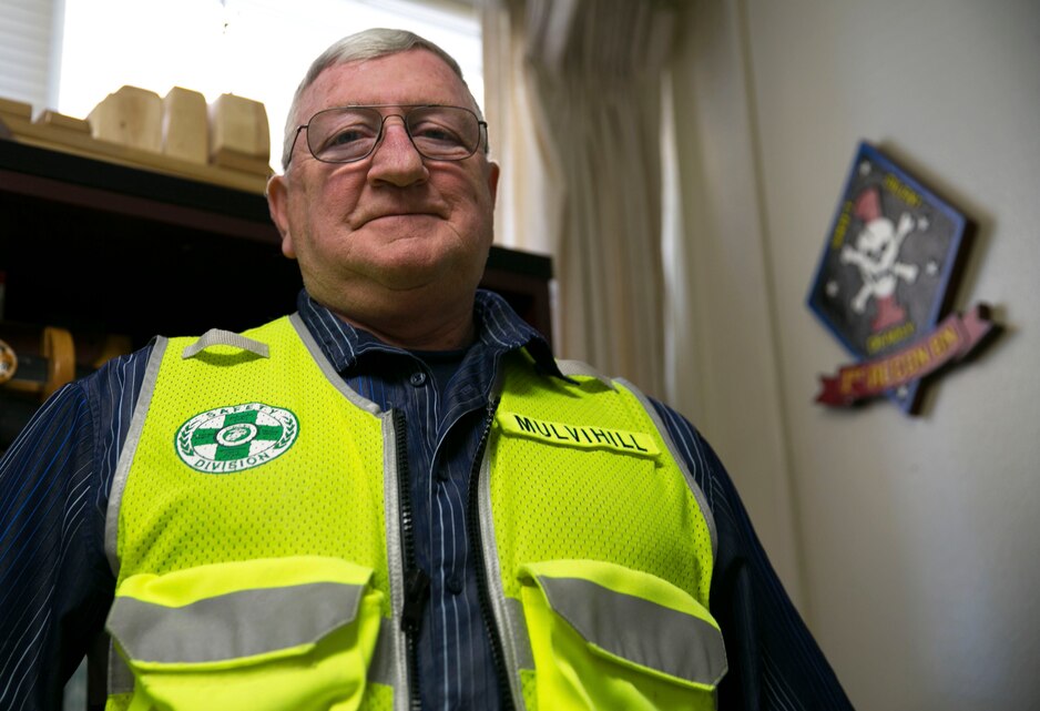 Mulvihill is a retired Marine staff sergeant working as the safety specialist with 7th Marine Regiment. He is a Vietnam War veteran who earned a silver star during a battle that made him and his company known as the most highly decorated small unit in the history of the military.