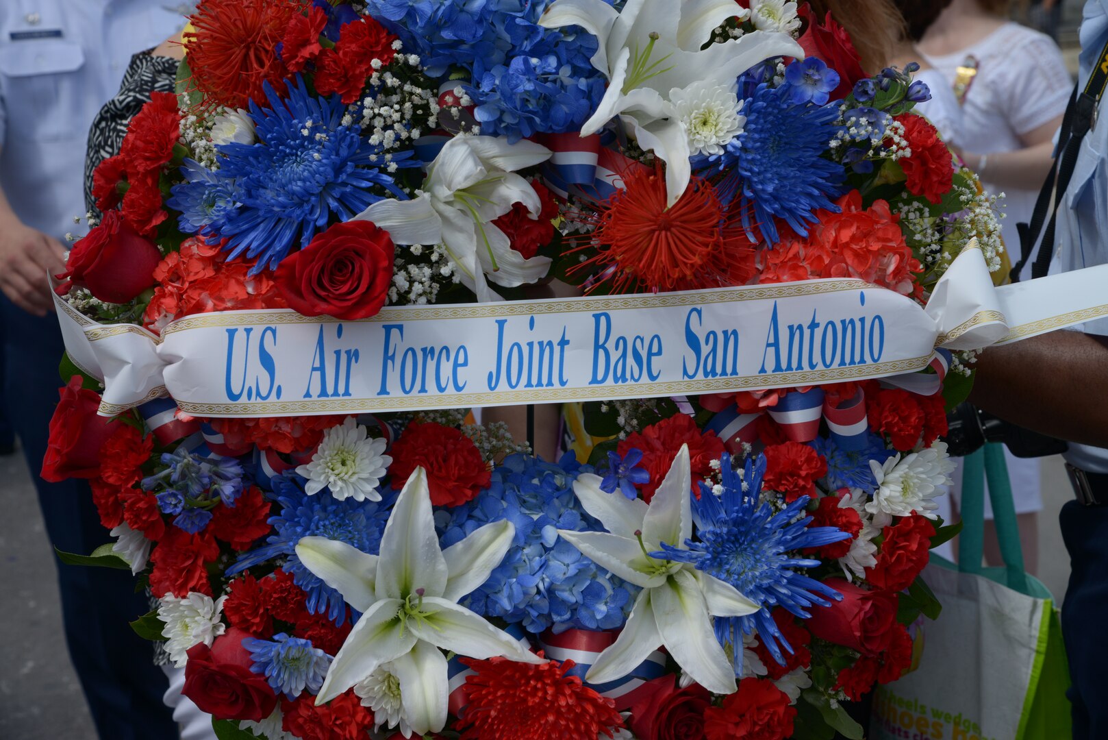 The Joint Base San Antonio community celebrated the annual San Antonio Fiesta Pilgrimage to the Alamo event April 21. The pilgrimage is a processional and memorial tribute to the Alamo heroes and the heritage of Texas. (U.S. Air Force photo by Joel Martinez)