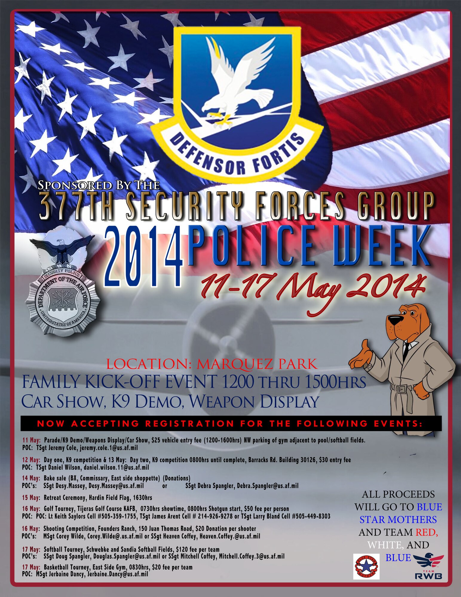 Kirtland AFB to observe Police Week 2014. 