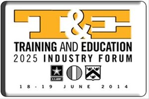 The Combined Arms Center -- Training (CAC-T) will host a Training and Education 2025 Industry Forum June 18-19 to inform industry partners of Army training and education gaps, and discuss training and education capabilities for the Army of 2025 and beyond. On June 18, the Industry Forum will take place from 7 a.m. to 5:30 p.m. at 1737 Jackson Ave. on Fort Eustis, and will feature a speech and panel presentations. The second day's event will be from 8 a.m. to 5 p.m. at the same location and will offer industry representatives an opportunity to meet one-on-one with Training and Doctrine Command capability managers for training. (U.S. Army file graphic)