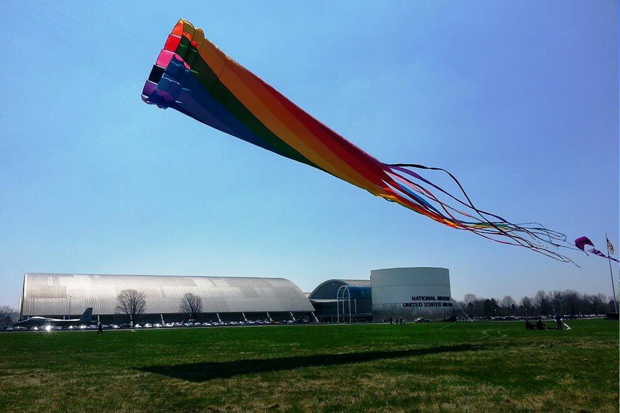 DAYTON, Ohio -- Children and adults of all ages welcomed spring with kite stories, kite building, kite flying and other free hands-on educational opportunities during Family Day on April 19, 2014, at the National Museum of the U.S. Air Force. (Courtesy photo)