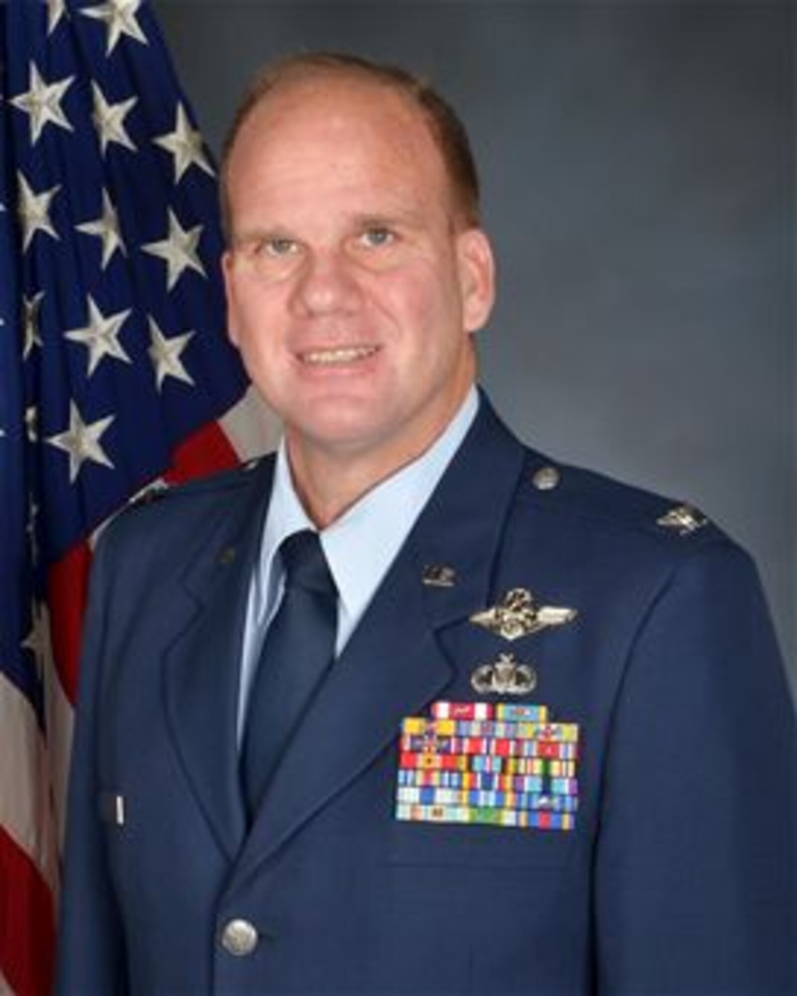 Col. David R. Robertson's official photo, taken Dec. 12, 2013. Robertson is the commander of the 513th Air Control Group.