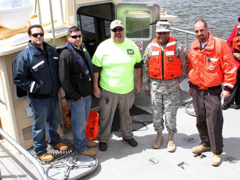 Lt. Gen. Thomas P. Bostick, U.S. Army Corps of Engineers Commanding General and the Chief of Engineers, met with operations staff and the crew of the CHERNESKI, a USACE owned and operated survey vessel during an April 23 visit to the Philadelphia District. 