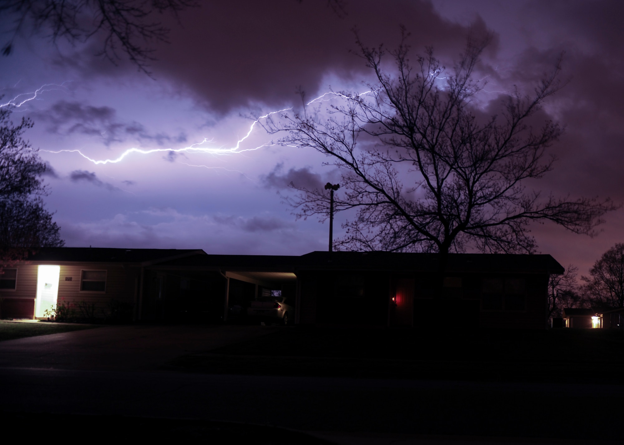 Be prepared; stay informed and safe during tornado season. Have a plan, a disaster kit and take the tornado sirens seriously, lives may depend on it. (U.S. Air Force photo by Airman 1st Class Scott Poe)
