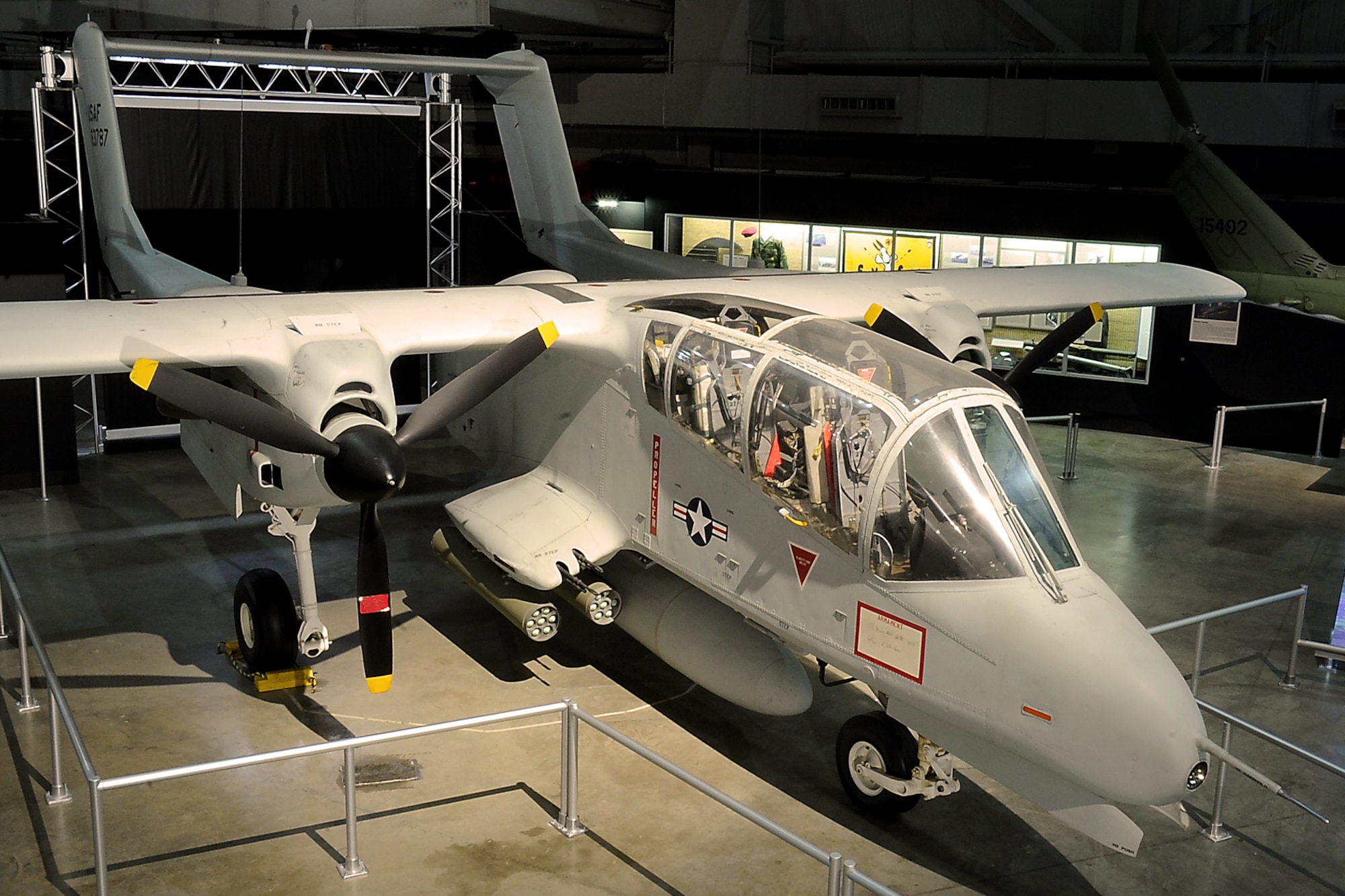 DAYTON, Ohio -- North American Rockwell OV-10A in the Southeast Asia War Gallery at the National Museum of the United States Air Force. (U.S. Air Force photo) 
