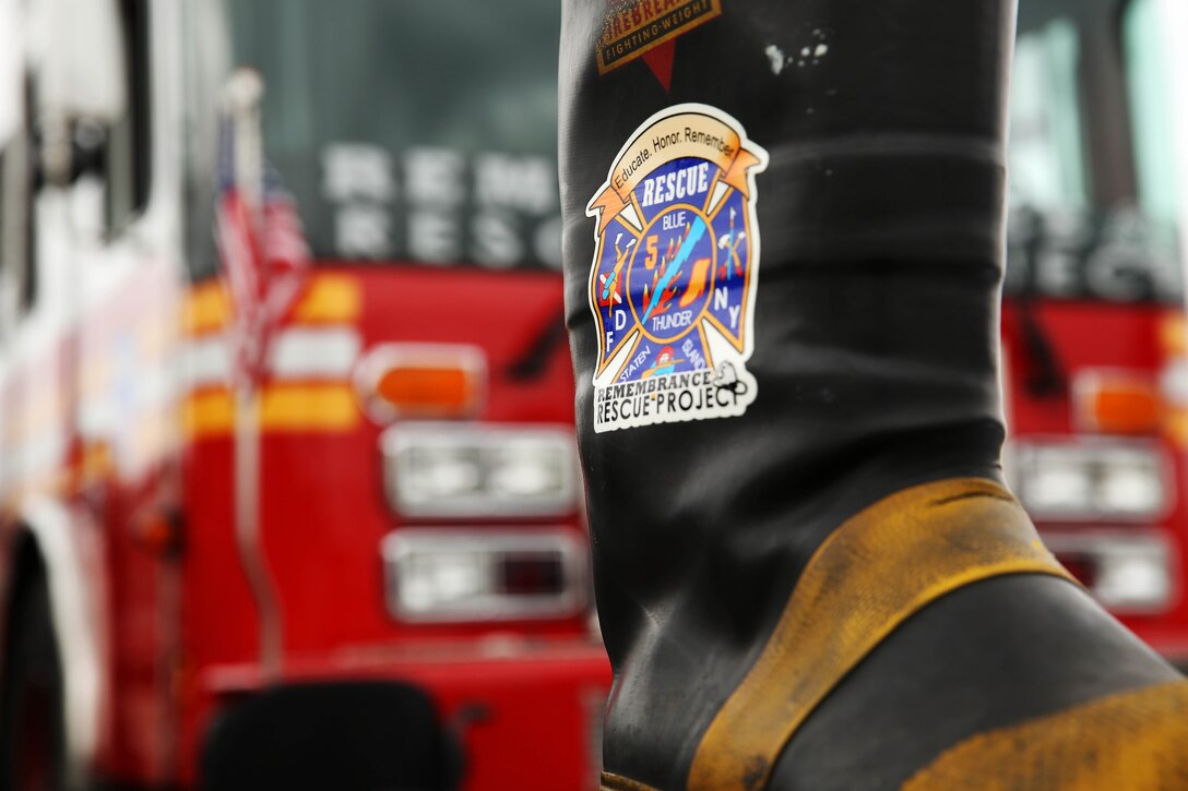 The Remembrance Rescue Project visited Camp Pendleton April 25. The Remembrance Rescue Project was created by firefighters to restore Rescue 4 and Rescue 5 as an educational effort for society, especially for those too young to remember the events of September 11. Rescue 4 and 5 are rescue engines used by New York emergency personnel during the events of September 11.
