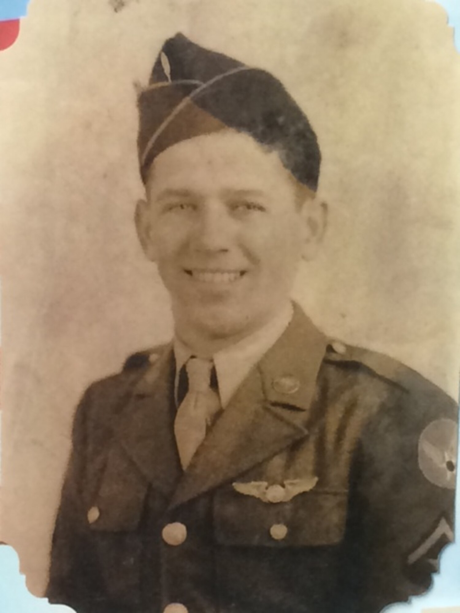 A young Master Sgt. Marion Kiszczak, enlisted in the Army Air Corps Sept. 15, 1942.  Kiszczak retired in 1969 from the 62nd Fighter Interceptor Squadron at K.I. Sawyer Air Force Base, Mich. He returned to his old squadron, which is now the 62nd Fighter Squadron on Luke AFB, to have an official retirement ceremony. (Courtesy photo)