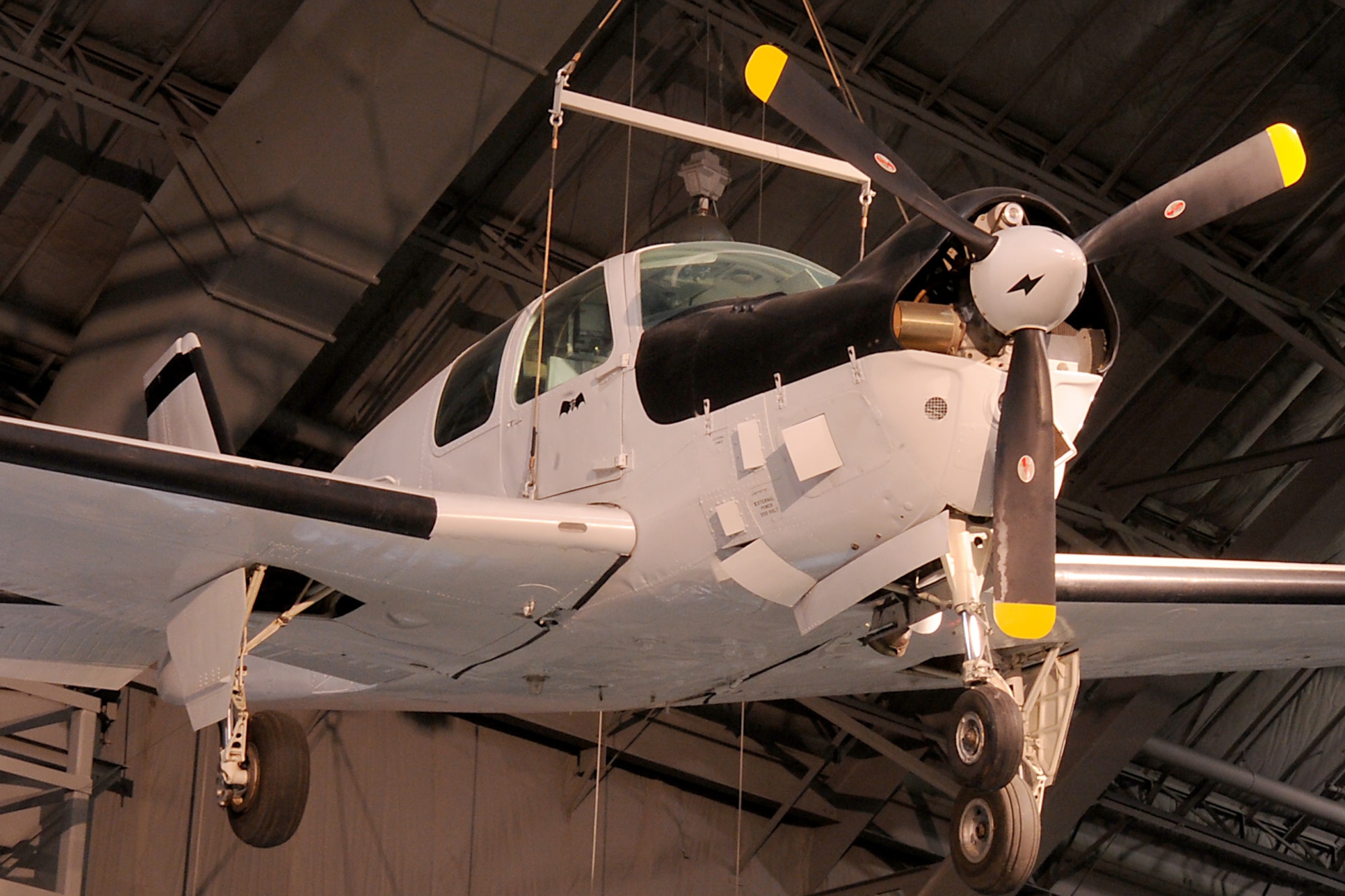 DAYTON, Ohio -- Beech QU-22B in the Southeast Asia War Gallery at the National Museum of the United States Air Force. (U.S. Air Force photo) 
