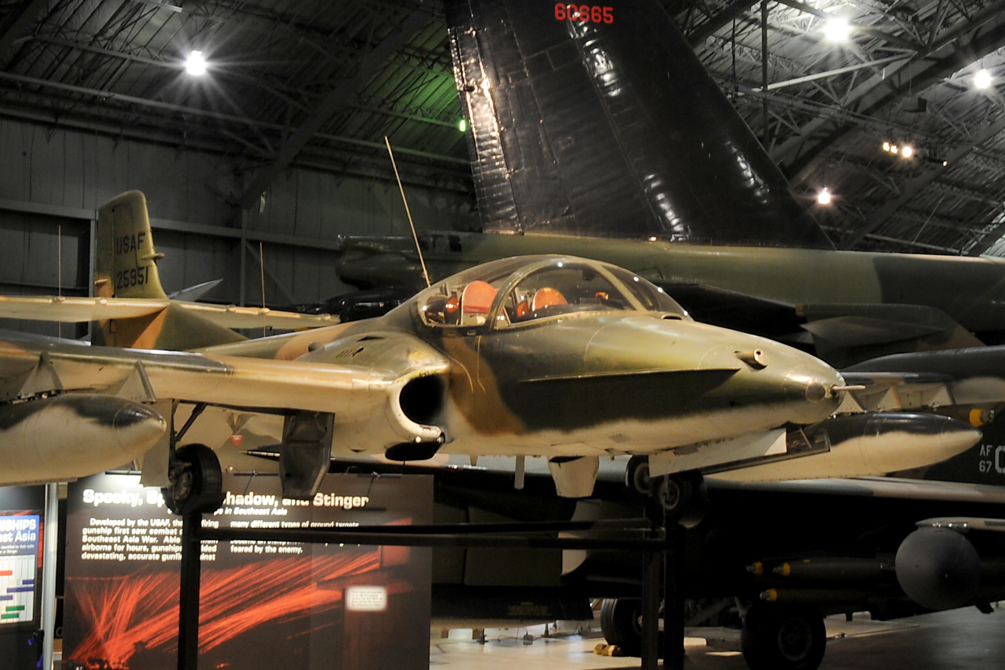 DAYTON, Ohio -- Cessna YA-37A Dragonfly in the Southeast Asia War Gallery at the National Museum of the United States Air Force. (U.S. Air Force photo)
