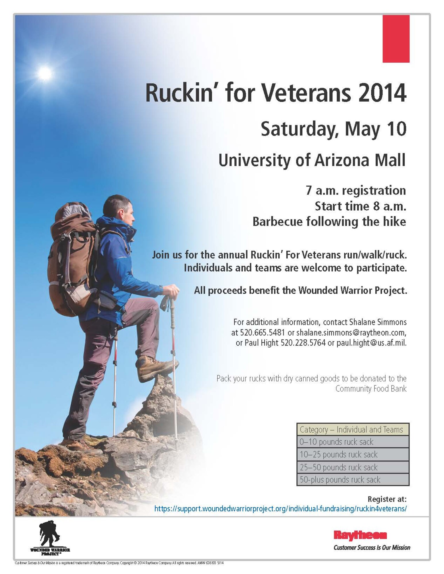 For more information, go to https://support.woundedwarriorproject.org/individual-fundraising/ruckin4veterans or contact Paul Hight at paul.hight@us.af.mil or 228-5764. (Courtesy Graphic)