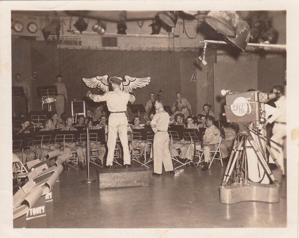 June 1953 - the Parks AFB Band of the Golden West performed a series of 1-hour Saturday night concerts broadcast over KPIX tv, San Francisco.