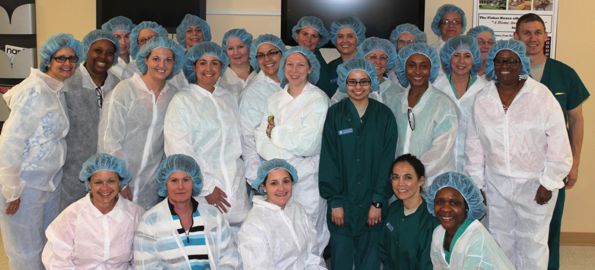 Members of the local Association of Operating Room Nurses Chapter meet for their meeting hosted April 10, by Keesler Medical Center’s operating room nurses. (U.S. Air Force photo by Steve Pivnick)