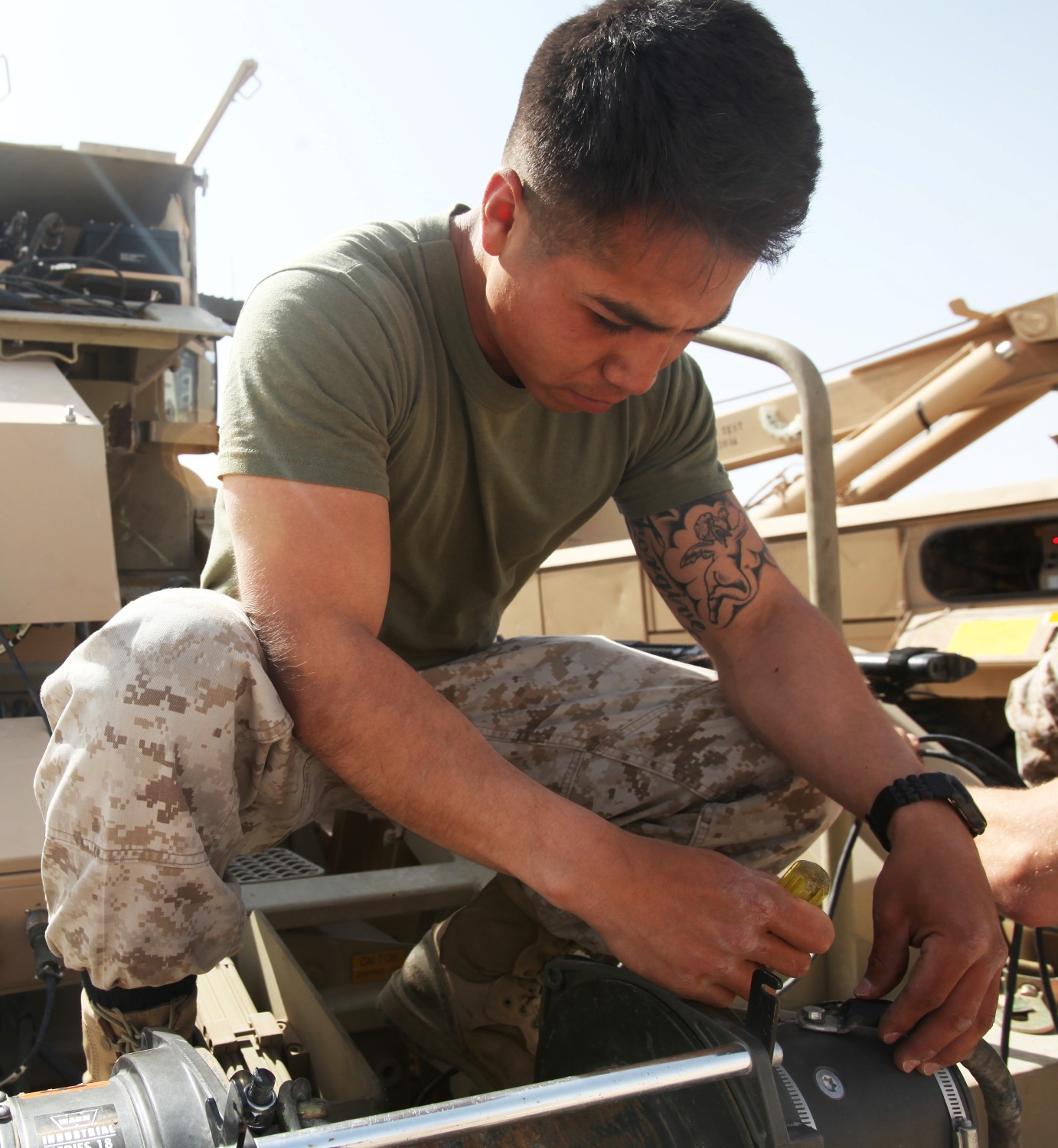 combat-engineer-marines-conduct-transfer-of-authority-ceremony-in-afghanistan