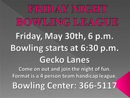 140430 Friday Night Bowling League