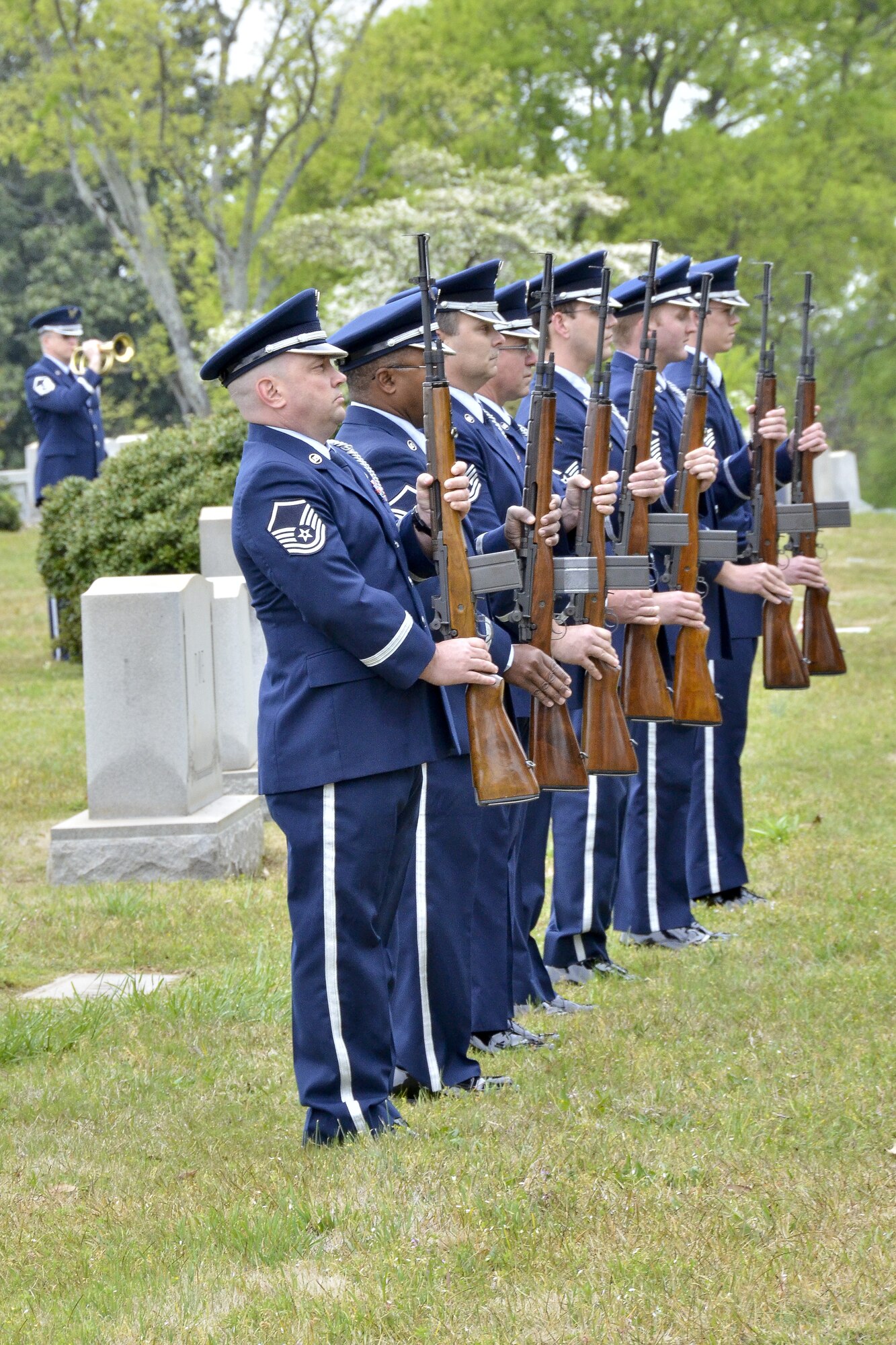 Retired members from the 117th Air Refueling Wing who participated in the Bay of Pigs invasion were present during a grave side wreath laying ceremony honoring Thomas Pete Ray. Ray was the only Alabama Airman who was killed during the invasion that was returned to the United States. Ray's grave site is located in Forest Cemetery overlooking the Birmingham Airport. (U.S. Air National Guard photo by Master Sgt. Ken Johnson/Released)