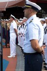 U.S. Coast Guardsmen, Sailors and Marines gather at the welcoming party for participants of Fleet Week Port Everglades 2014 from South Floridian local community leaders at the Seminole Hard Rock Hotel and Casino in Fort Lauderdale, Fla., April 28. Approximately 120 Marines from 2nd Assault Amphibian Battalion, 2nd Battalion, 6th Marine Regiment, 2nd Marine Division, Marine Corps Base Camp Lejeune, N.C., and Marine Light Attack Helicopter Squadron (HMLA) 269, Marine Corps Air Station New River, N.C., embarked aboard the USS New York (LPD 21) and are participating in the 24th Annual Fleet Week in Port Everglades; South Florida’s annual celebration of maritime forces. (U.S. Marine Corps photo by Sgt. Alicia R. Leaders/Released)