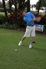 Lance Cpl. Nicholas W. Chapman, native of Gardner, Mass., and amphibious assault vehicle crew chief with 2nd Assault Amphibian Battalion, 2nd Marine Division, Marine Corps Base Camp Lejeune, N.C., tees off while playing in a golf scramble at the Fort Lauderdale Country Club in Plantation, Fla., April 29. Marines and Sailors from the USS New York (LPD 21) participated in the golf scramble as part of a military appreciation event during Fleet Week Port Everglades 2014. Approximately 120 Marines from 2nd  AAV Bn., 2nd Battalion, 6th Marine Regiment, 2nd Marine Division, Marine Corps Base Camp Lejeune, N.C., and Marine Light Attack Helicopter Squadron (HMLA) 269, Marine Corps Air Station New River, N.C., are participating in the 24th Annual Fleet Week in Port Everglades; South Florida’s annual celebration of maritime forces. (U.S. Marine Corps photo by Sgt. Alicia R. Leaders/Released)