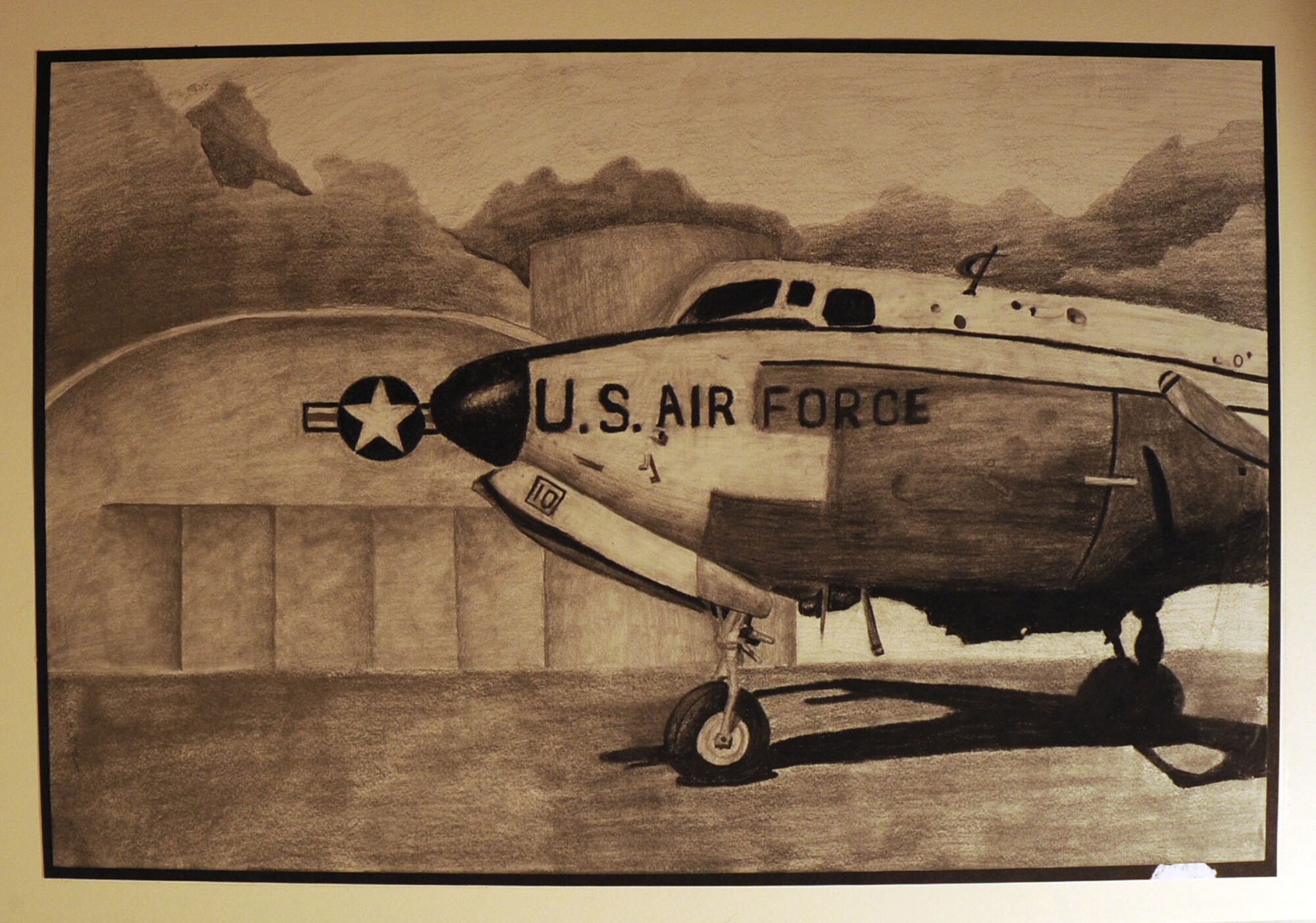 Kyla Miller, Stebbins High School, placed first in the Grades 10-12 category for the 2014 Student Aviation Art Competition.