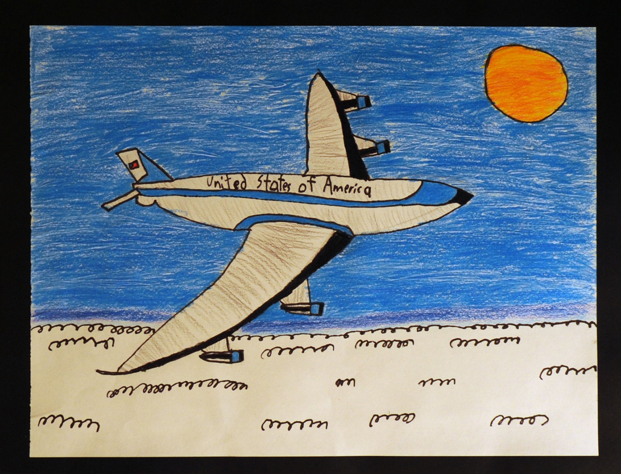 Jaclyn Cooper, XTAR Program at Central Middle School, placed third in the Grades 4-6 category for the 2014 Student Aviation Art Competition.