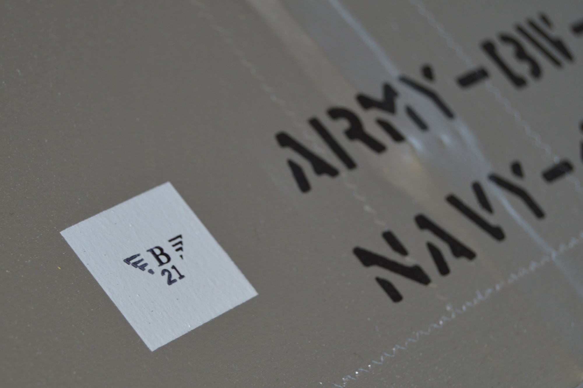 The restored PT-13D even includes the inspection stamps, which the museum had recreated for the project. (U.S. Air Force photo)