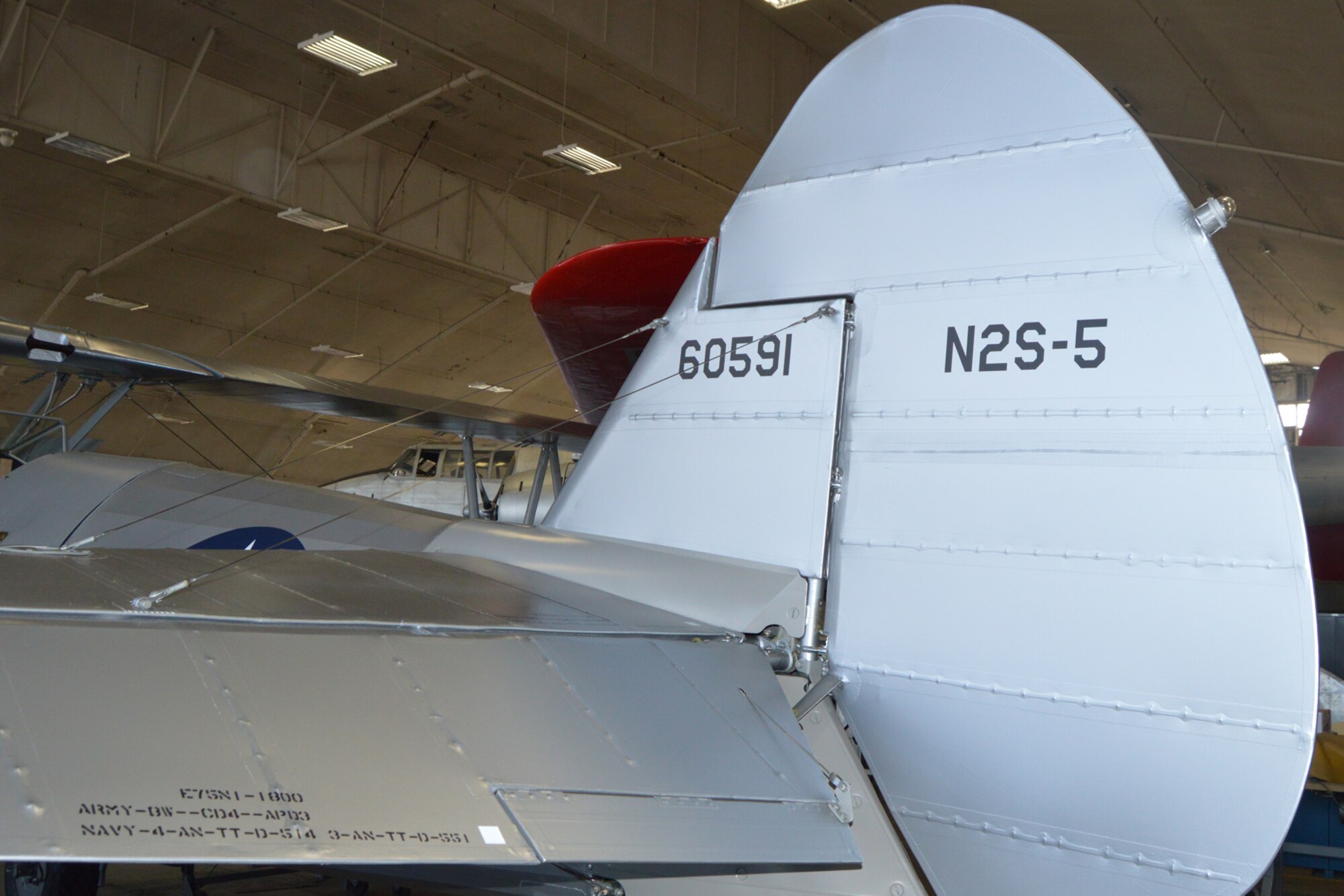 The museum's PT-13D has both Navy and Air Force markings. (U.S. Air Force photo)