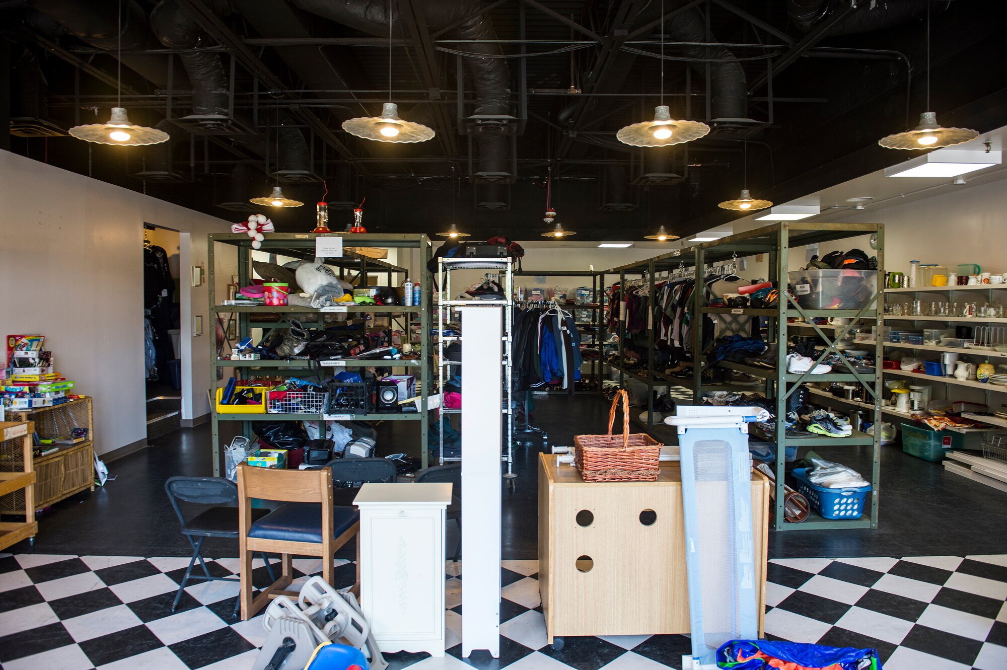 The Airman’s Attic is open Mondays, Wednesdays and Fridays from 9 a.m. to 2 p.m. to all Air Commandos E-6 and below. (U.S. Air Force photo/Airman 1st Class Jeff Parkinson)