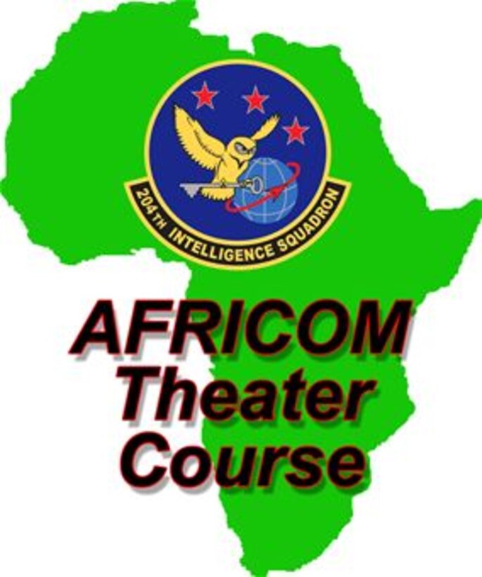 Graphic for 204th Intelligence Squadron AFRICOM Theater Course. (U.S. Air National Guard illustration by Master Sgt. Mark C.Olsen/Released)