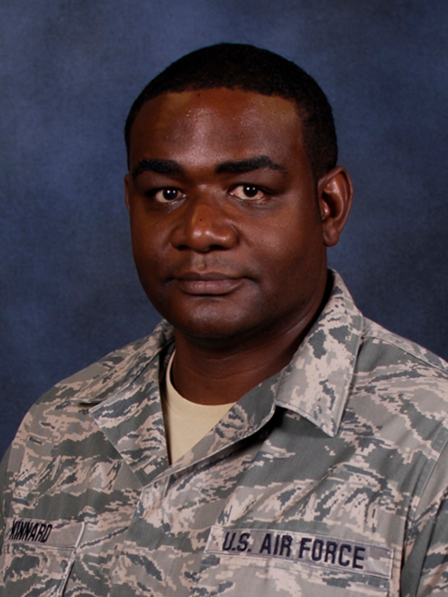 Master Sgt. Che’ Kinnard was one of three 188th Medical Group members who saved the life of a choking baby June 7, 2014, at a ceremony being held in the 188th Wing’s main hangar at Ebbing Air National Guard Base, Fort Smith, Arkansas. (U.S. Air National Guard photo by 188th Wing Public Affairs)